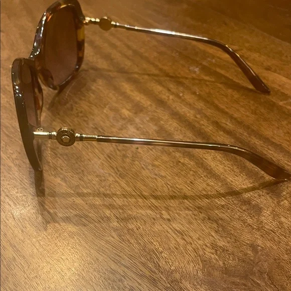 Versace Brown Tortoise Sunglasses - Picture 2 of 5